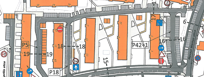 Népek barátsága utca tömbbelsők